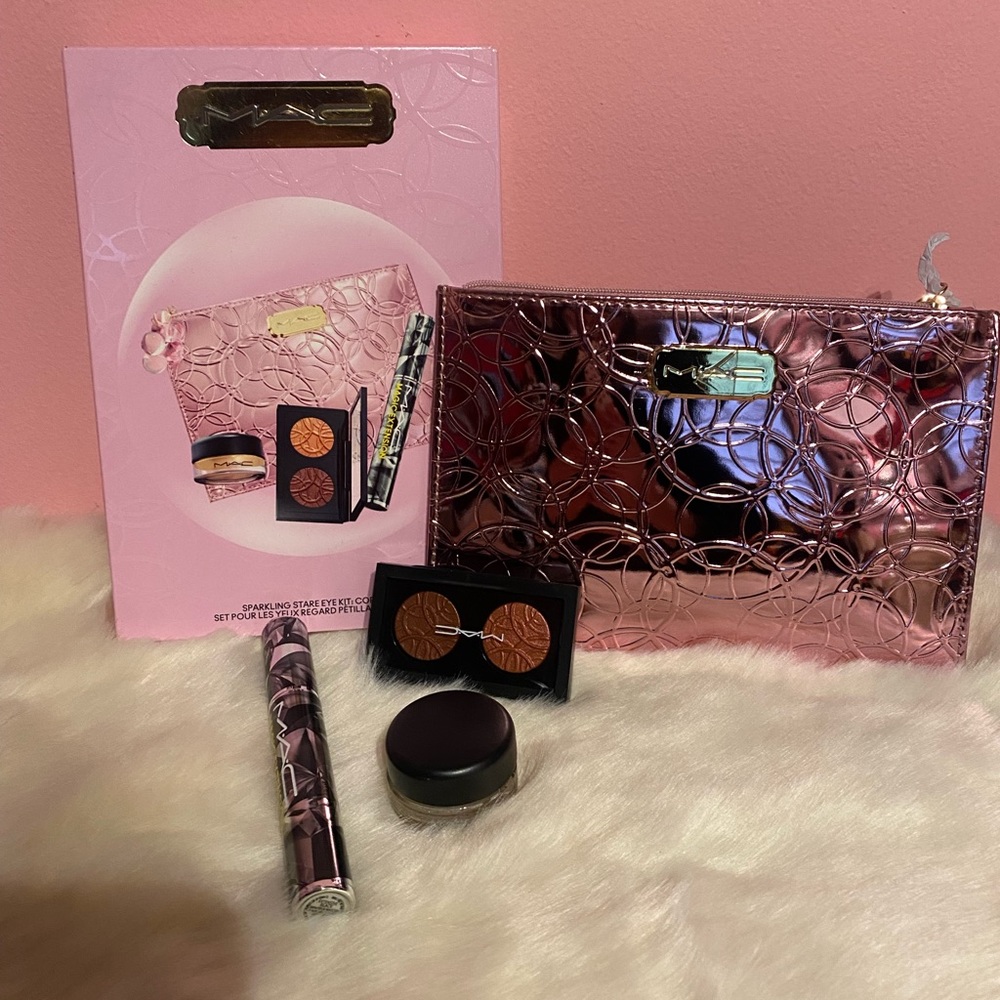 Mac Sparkling Stare Eye Kit Copper Makeup Set
